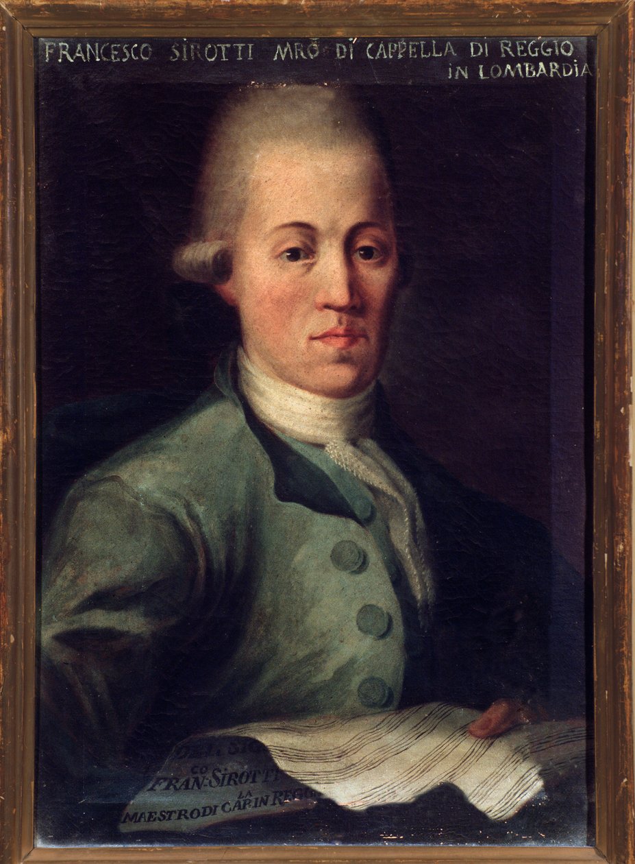 Portret Francesco Sirottiego (malarstwo) autorstwa Unbekannter Künstler