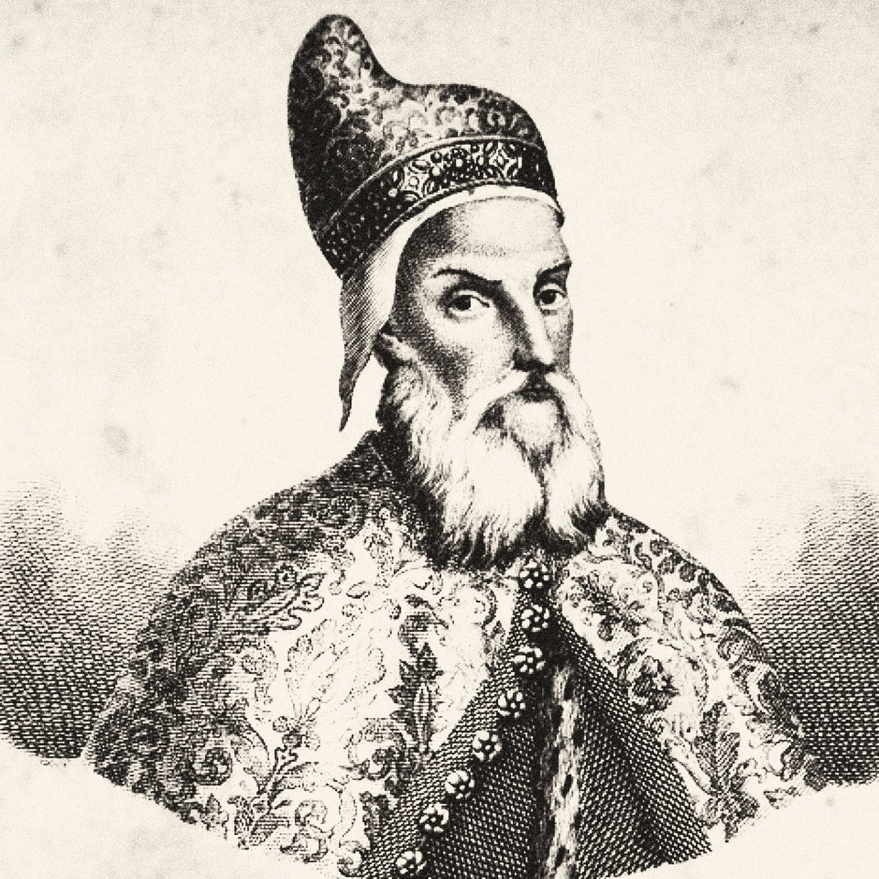Portret Pasquale Cicogna (lito) autorstwa Unbekannt