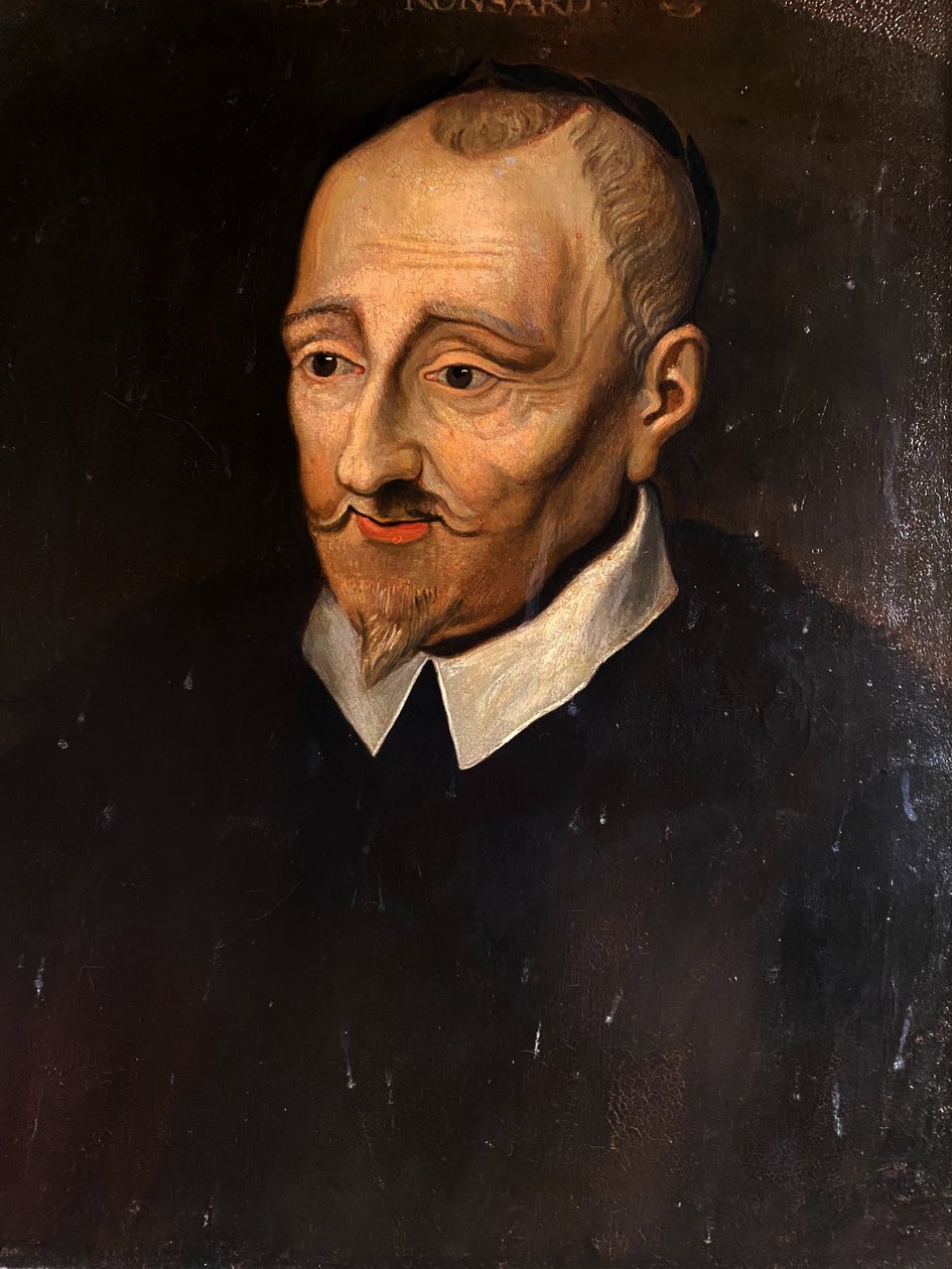Portret Ronsarda. Saint-Cosme Priory, Touraine (malarstwo) autorstwa Unbekannter Künstler