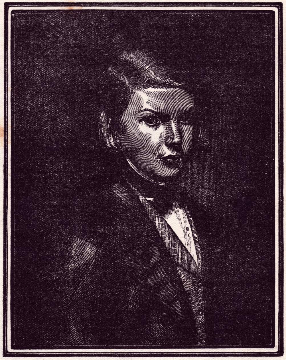 Portret Victora Hugo (rycina) autorstwa Unbekannter Künstler
