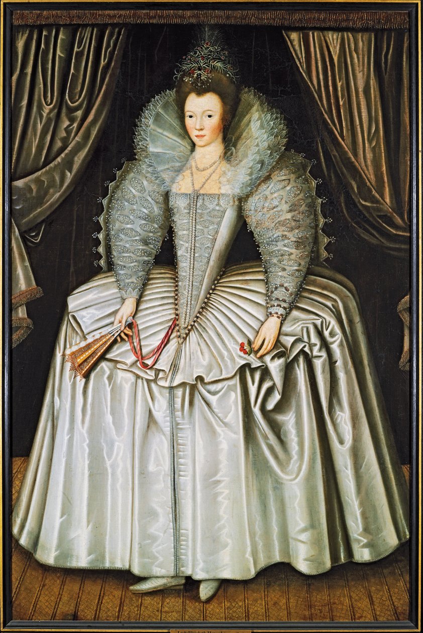 Portret damy, zidentyfikowanej jako Elizabeth Howard, ok. 1595-1605 autorstwa Unbekannt