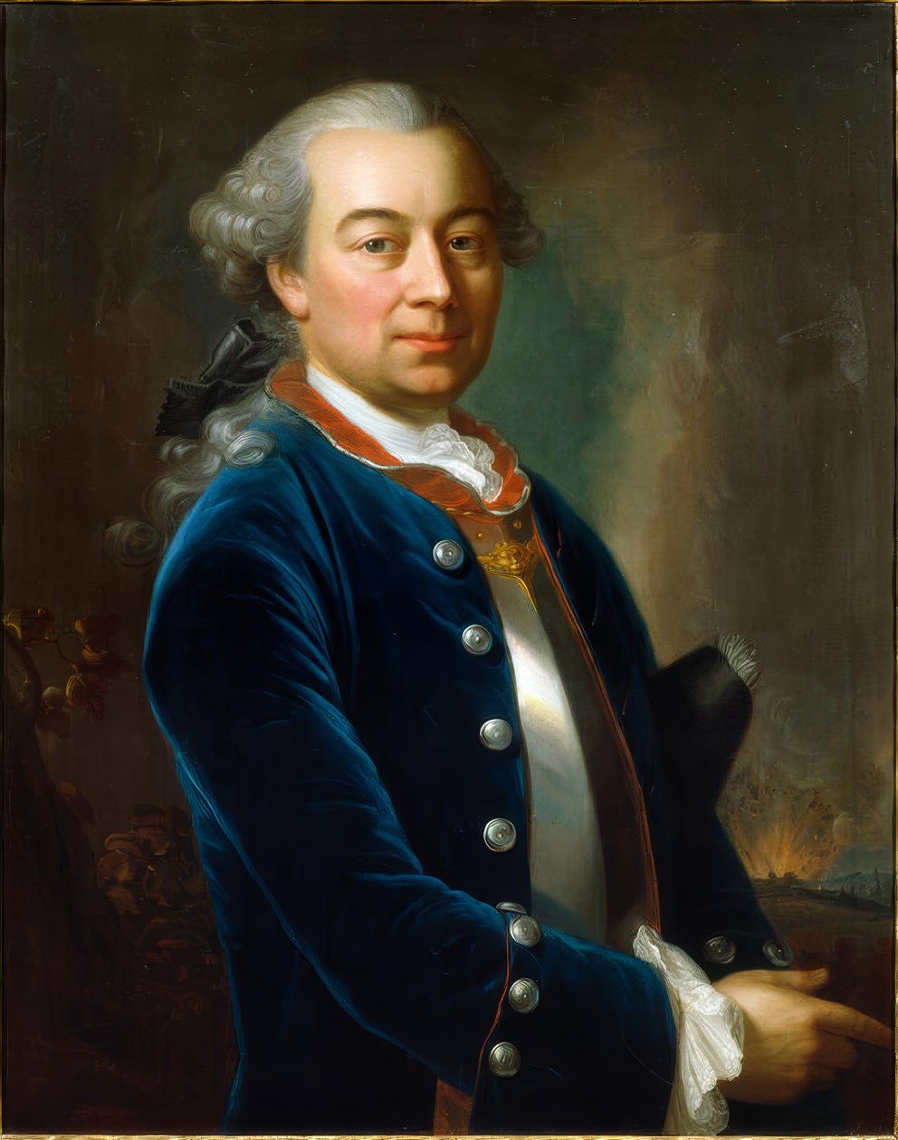 Portret mężczyzny (François Rodolphe de Weiss) autorstwa Unbekannter Künstler