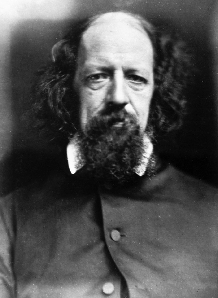 Portret Alfreda Tennysona, ok. 1867 autorstwa Unbekannt