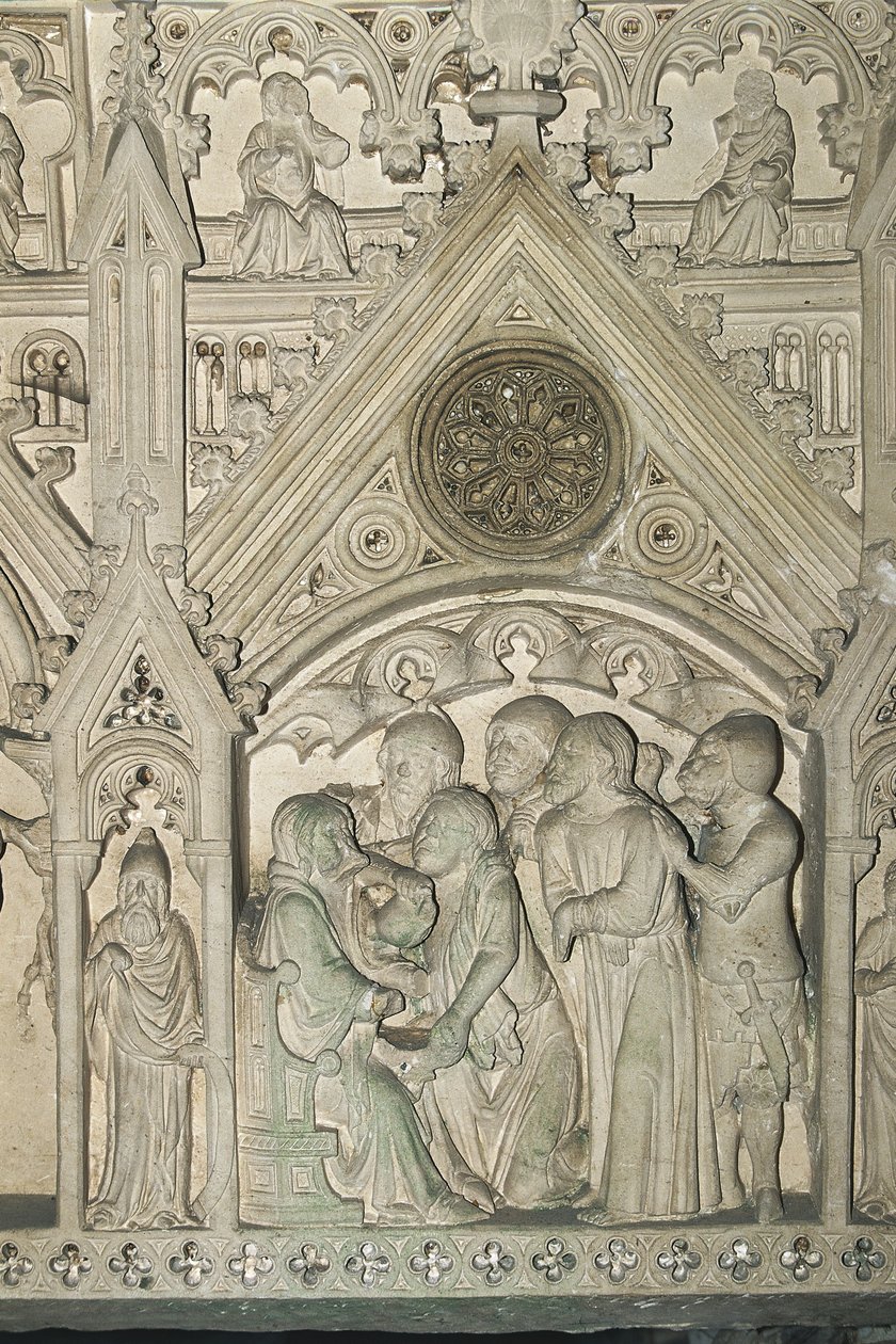 Portugalia – Alcobaça. Grób Ines de Castro w klasztorze Santa Maria autorstwa Benjamin Baud
