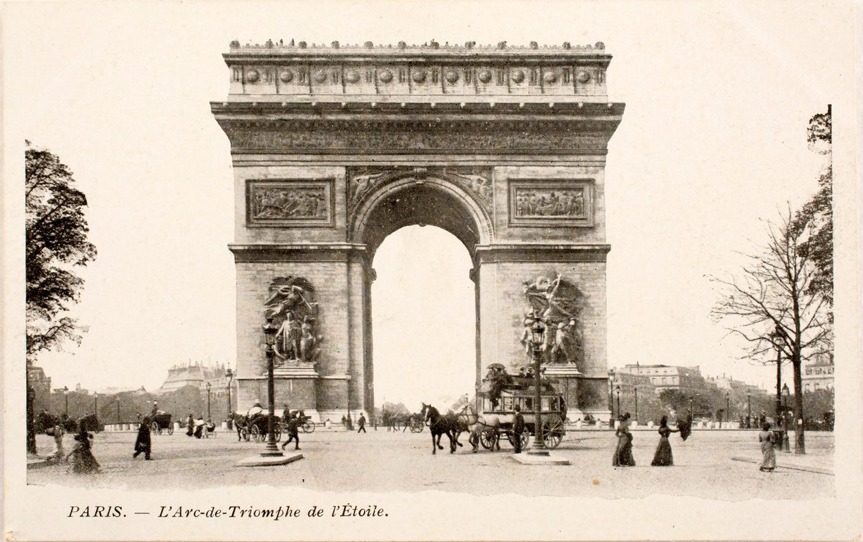 Pocztówka/Arc de Triomphe de l