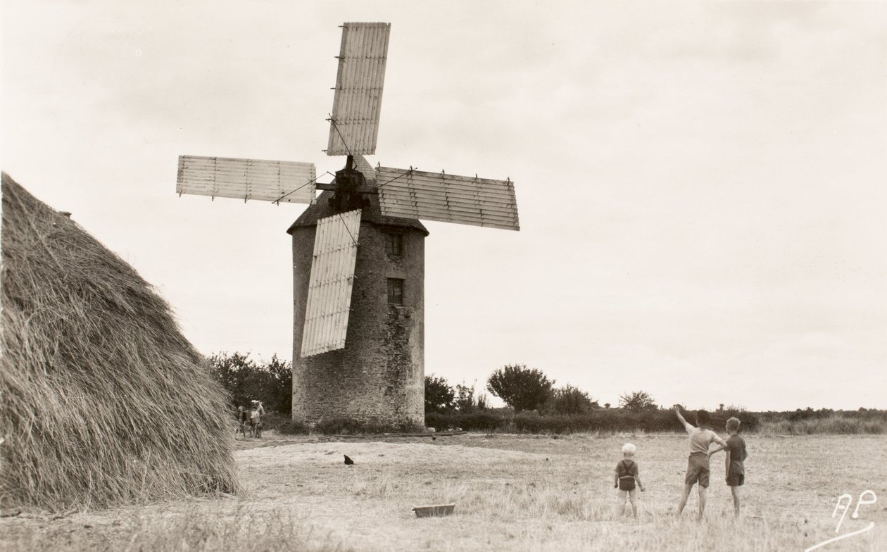Pocztówka / Moulin de Kervoyal / Finistere / Bretania / Francja autorstwa William M. Timlin