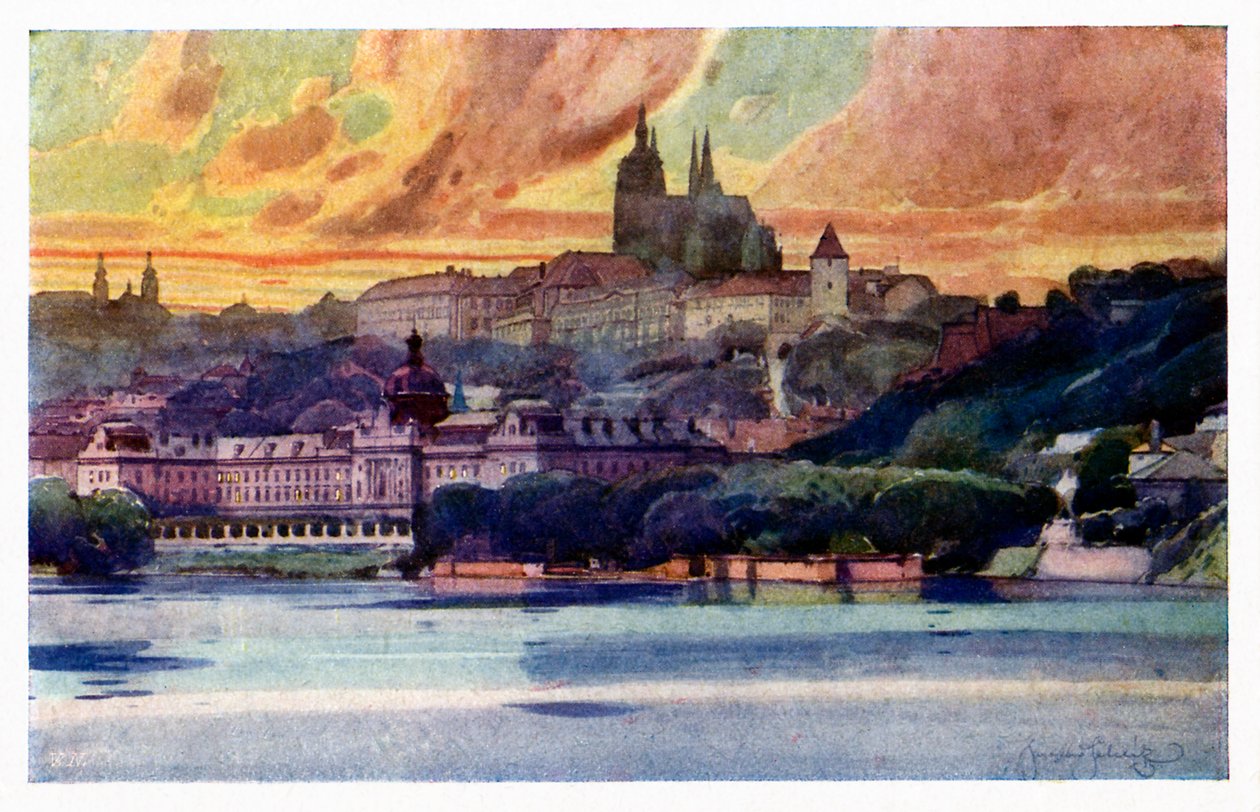 Praga: Zamek i Akademia Straki autorstwa Unbekannter Künstler