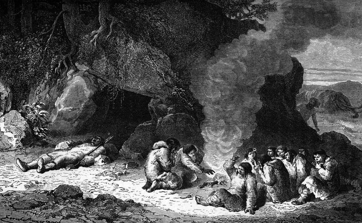Prehistoria: bankiet pogrzebowy autorstwa Unbekannter Künstler