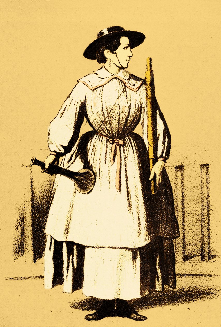 Strażnik przejazdu kolejowego, ok. 1845 r autorstwa Unbekannter Künstler