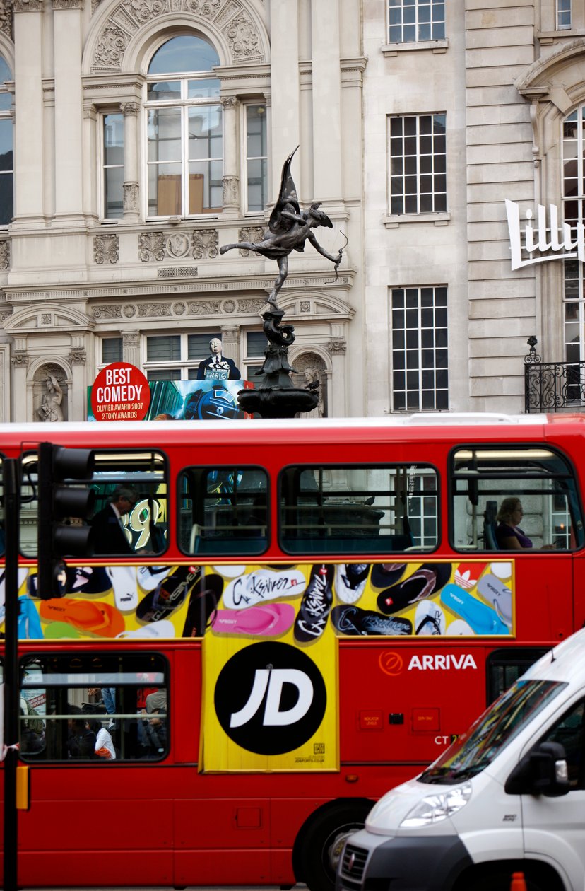 Czerwony autobus londyński, Piccadilly (zdjęcie) autorstwa Unbekannt