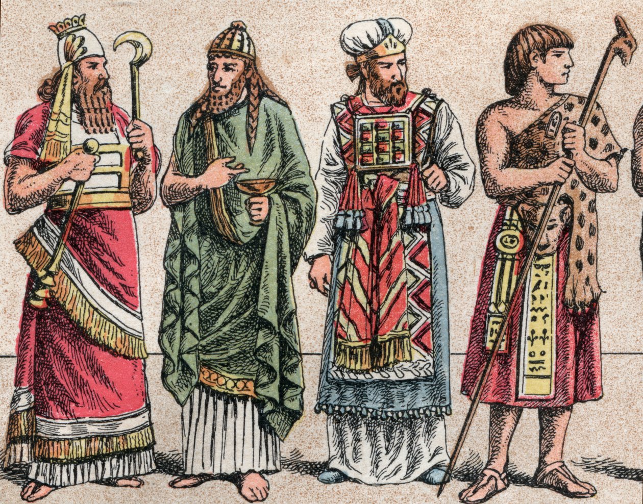 Stroje religijne w starożytności (kolor lito) autorstwa Unbekannt
