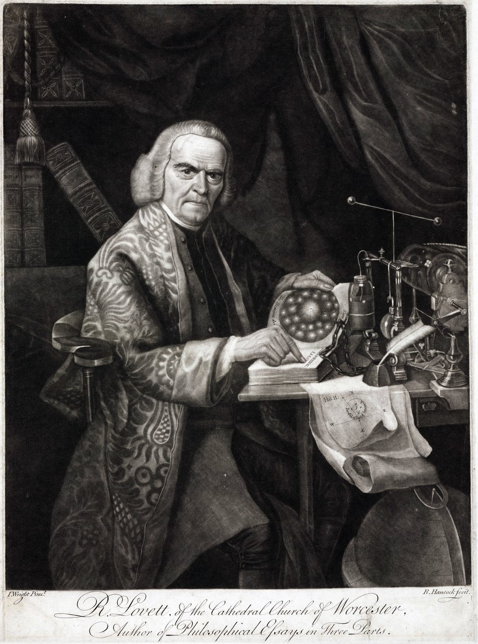 Richard Lovett, fizyk brytyjski, ok. 1750-1780 autorstwa Unbekannt
