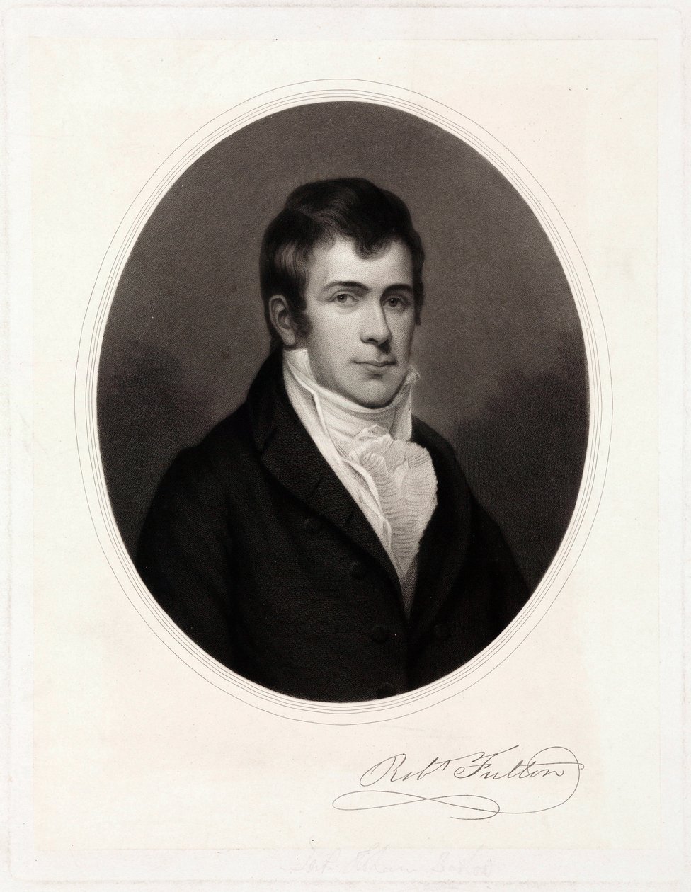 Robert Fulton, amerykański wynalazca, ok. 1800r autorstwa Unbekannt