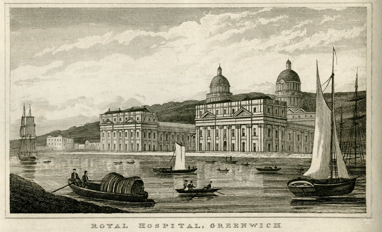 Szpital Królewski, Greenwich autorstwa Unbekannt