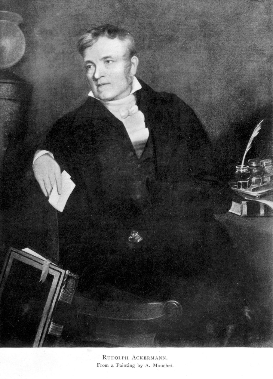 Rudolph Ackermann, niemiecki wydawca, początek XIX w. autorstwa Unbekannt