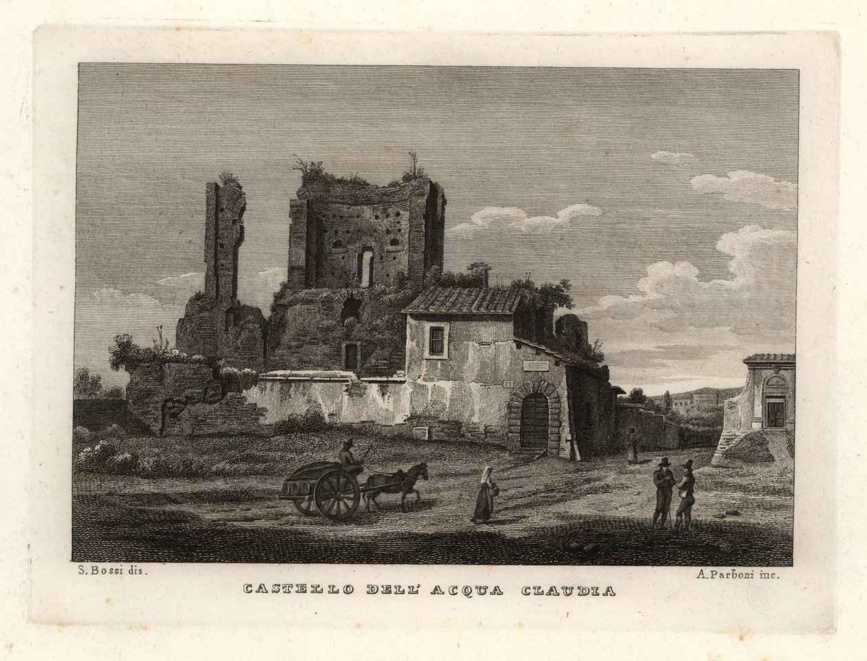 Ruiny akweduktu Aqua Claudia, Castelo dell