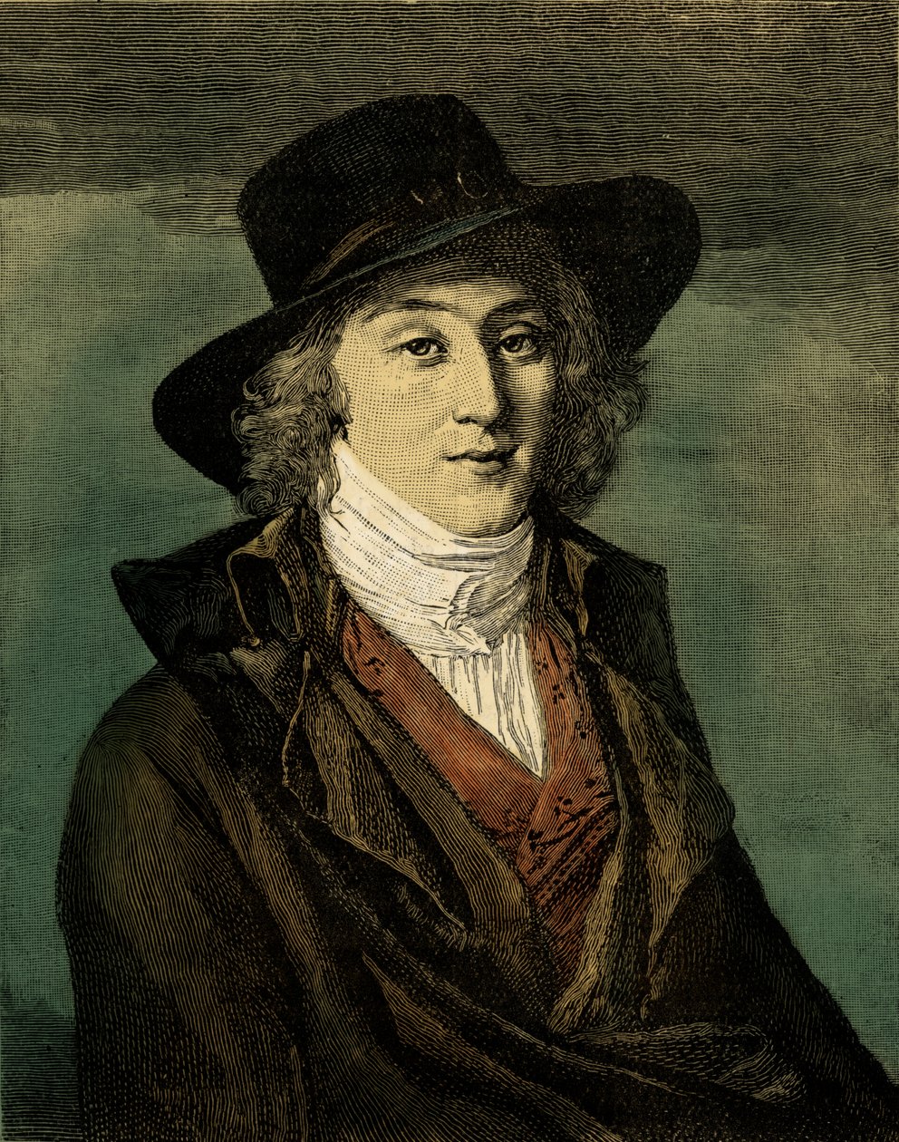 Saint-Just - portret autorstwa Unbekannter Künstler