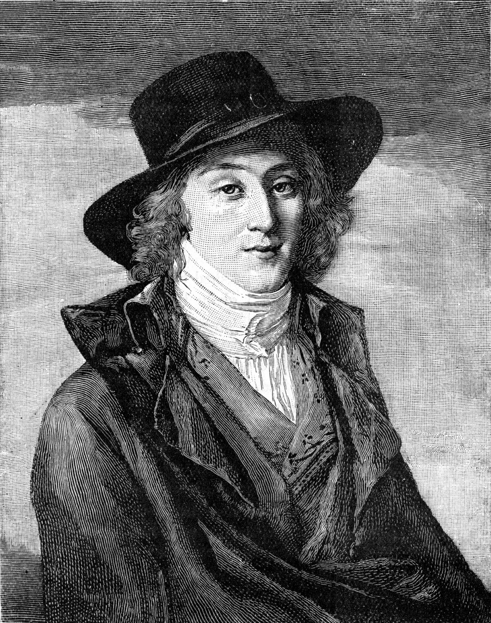 Saint-Just - portret autorstwa Unbekannter Künstler