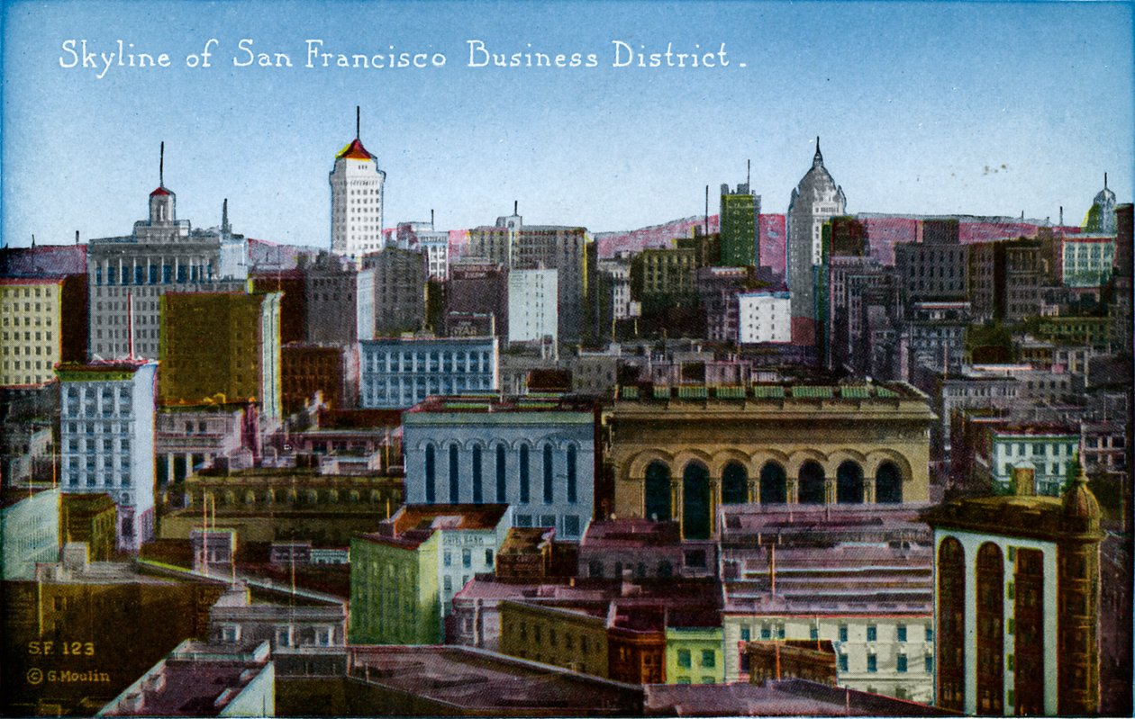 San Francisco: Dzielnica biznesowa autorstwa Unbekannter Künstler