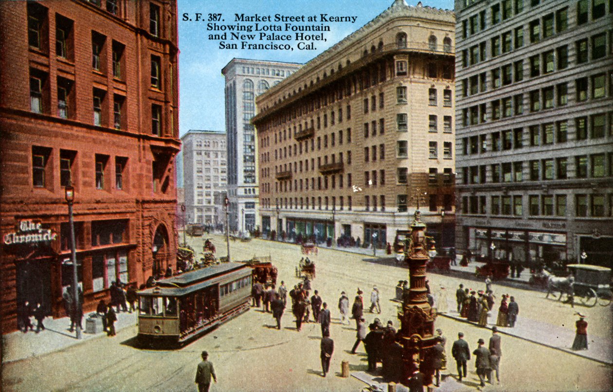 San Francisco: Market Street autorstwa Unbekannter Künstler