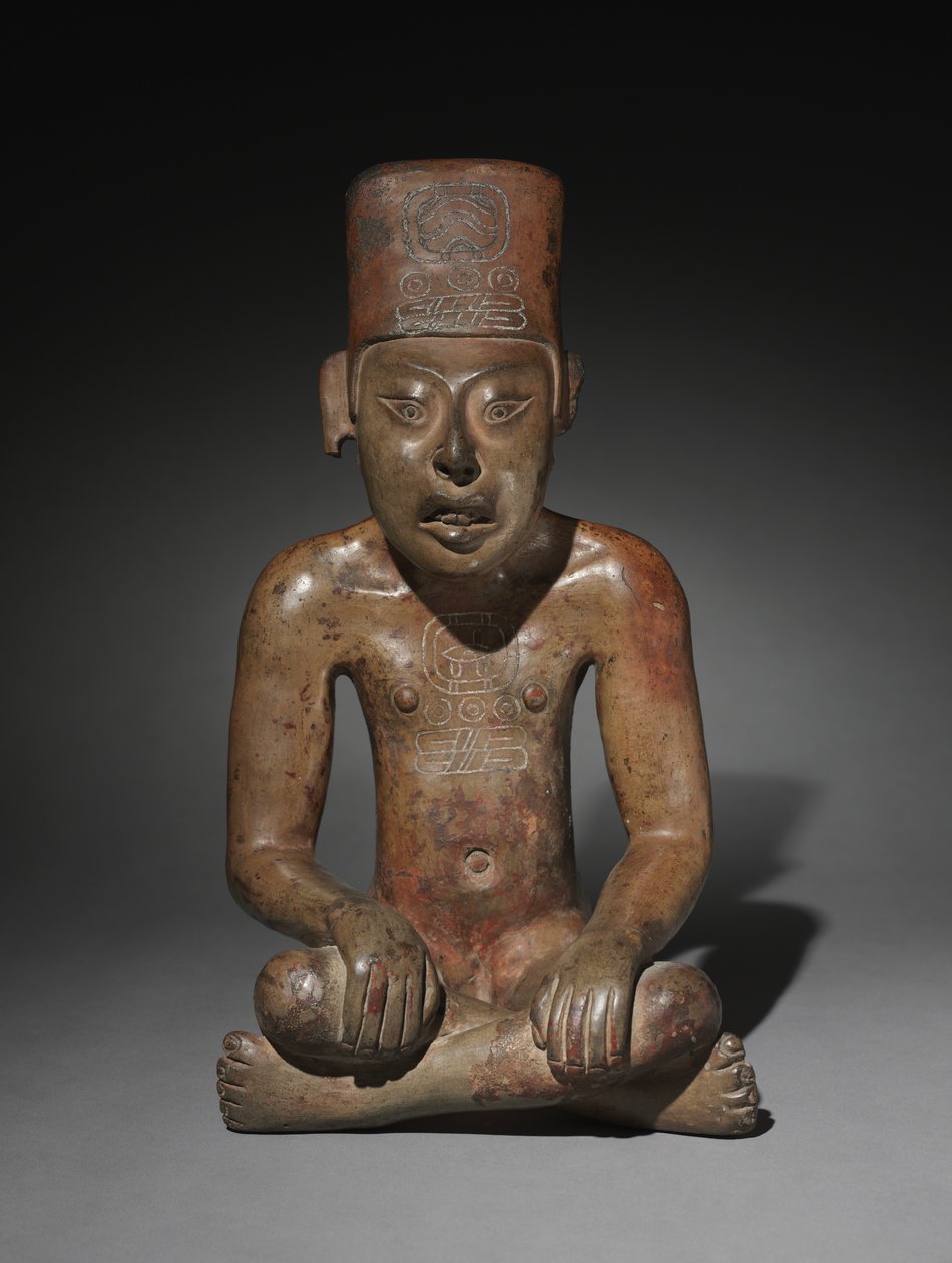 Siedząca postać, Oaxaca, 300 pne-700 AD autorstwa Unbekannt