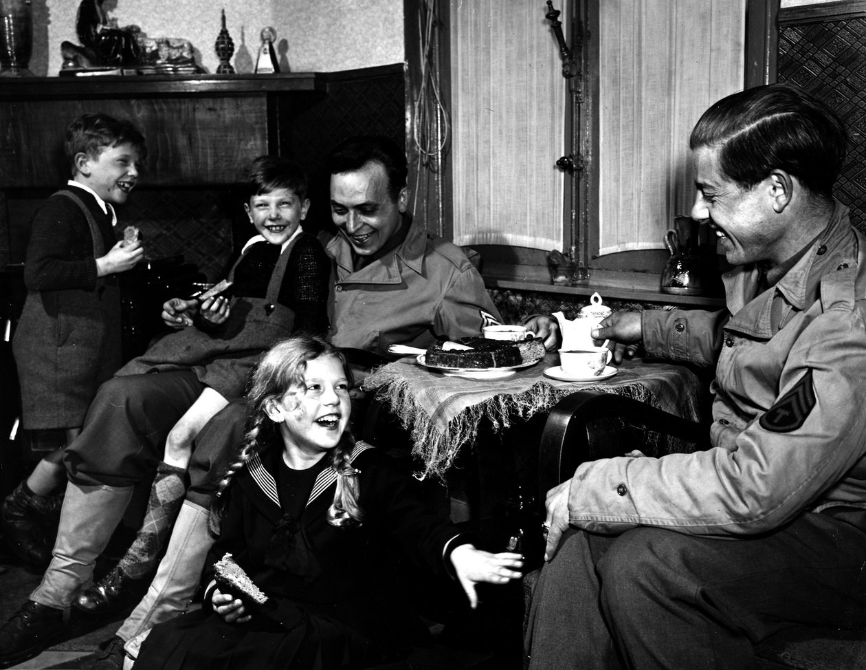 II wojna światowa (1939-1945) - II wojna światowa (II lub II wojna światowa): Charleroi (Belgia) 14 stycznia autorstwa Unbekannt