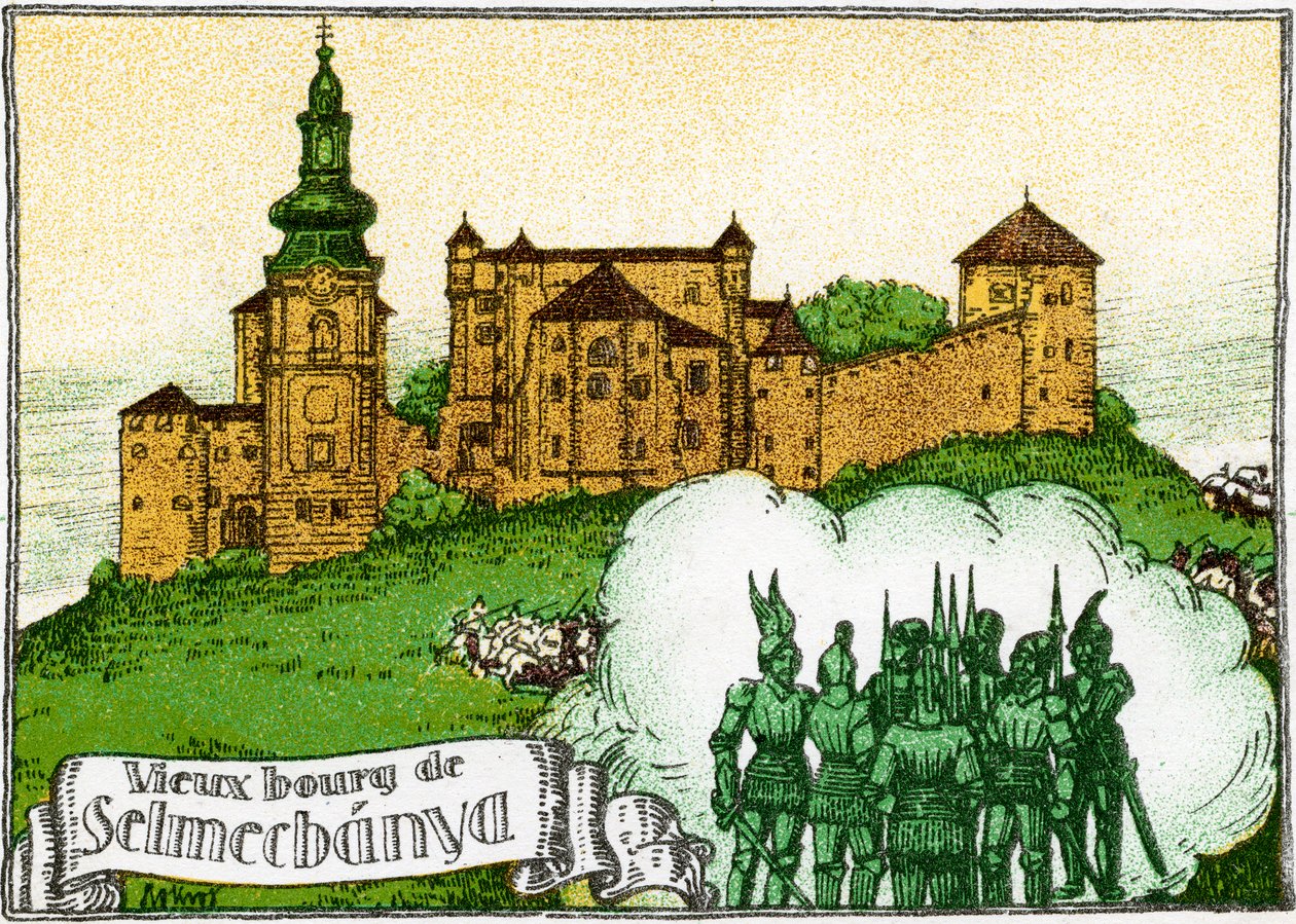 Selmecbánya - obroniona przed turecką inwazją autorstwa Unbekannter Künstler