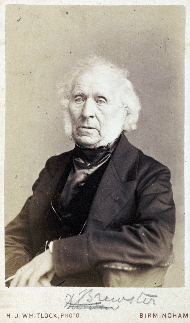 Sir David Brewster, szkocki fizyk, ok. 1860 autorstwa Unbekannt