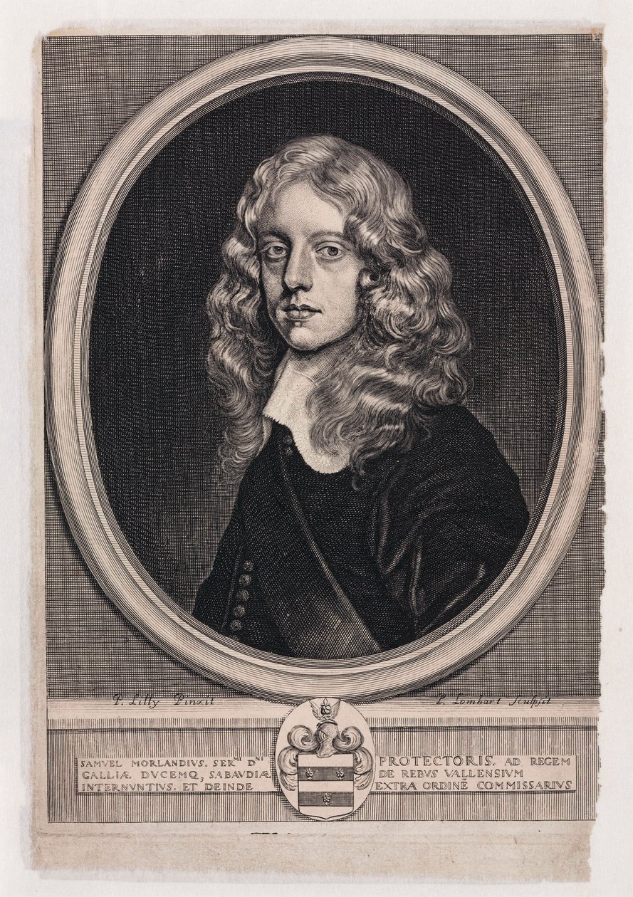 Sir Samuel Morland, angielski dyplomata, matematyk i wynalazca, ok. 1660 autorstwa Unbekannt