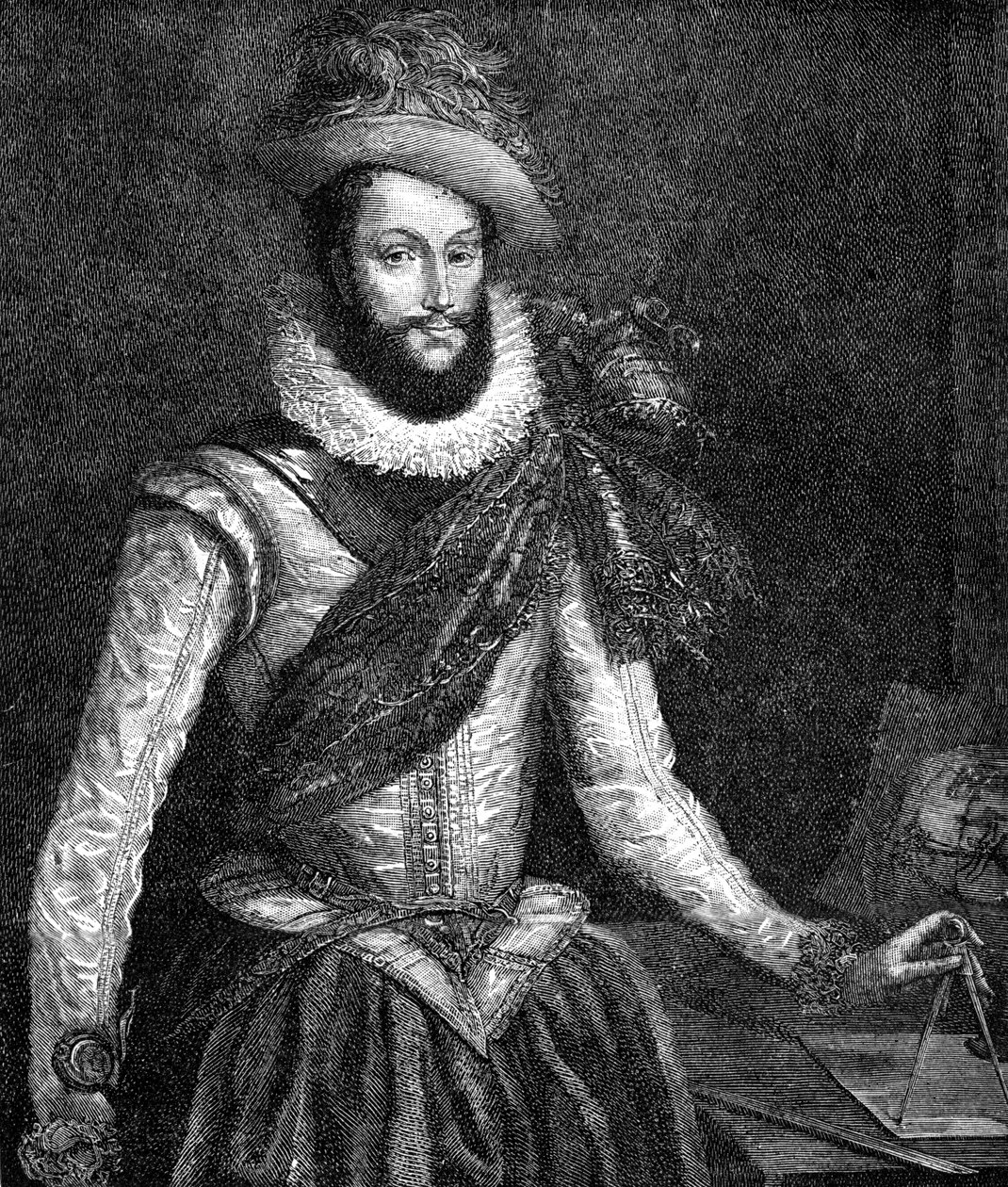 Sir Waltera Raleigha autorstwa Unbekannter Künstler