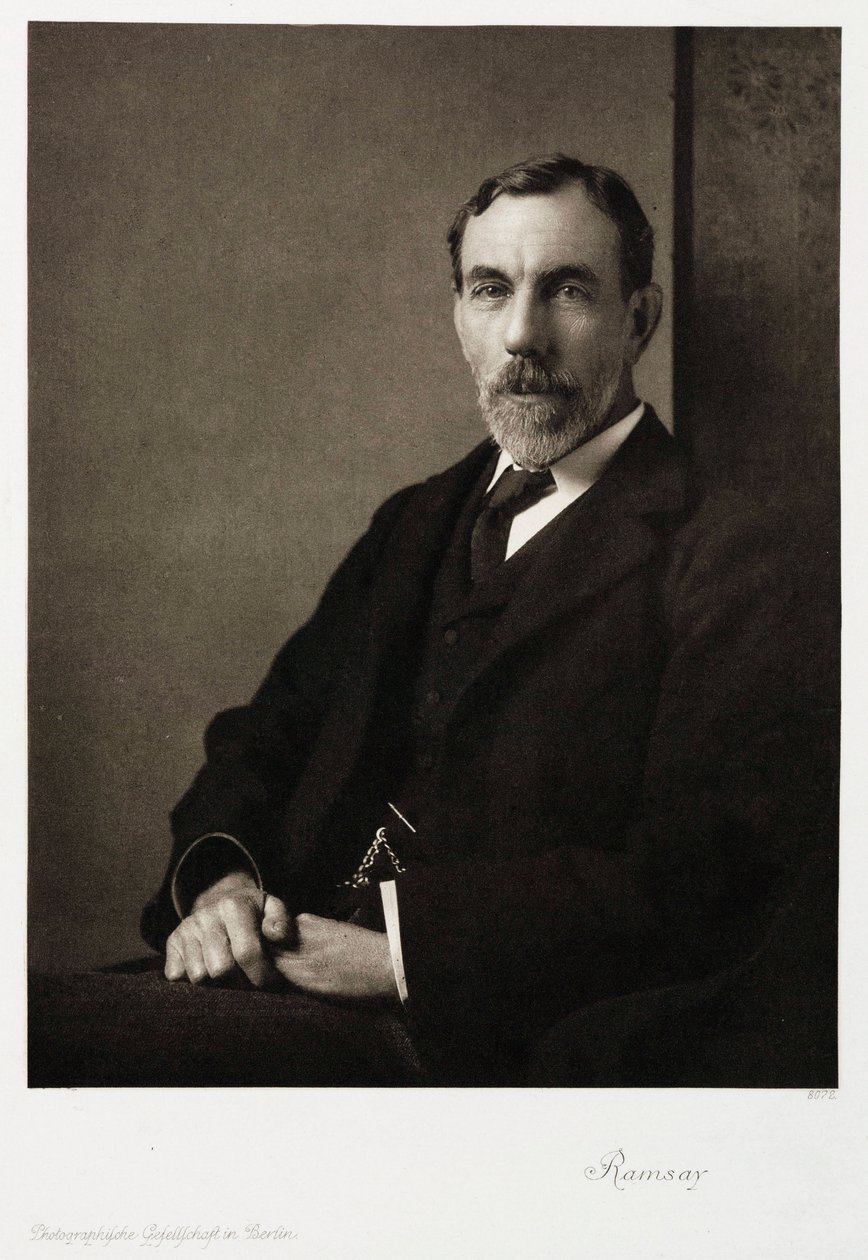 Sir William Ramsay, szkocki chemik, ok. 1910 autorstwa Unbekannt