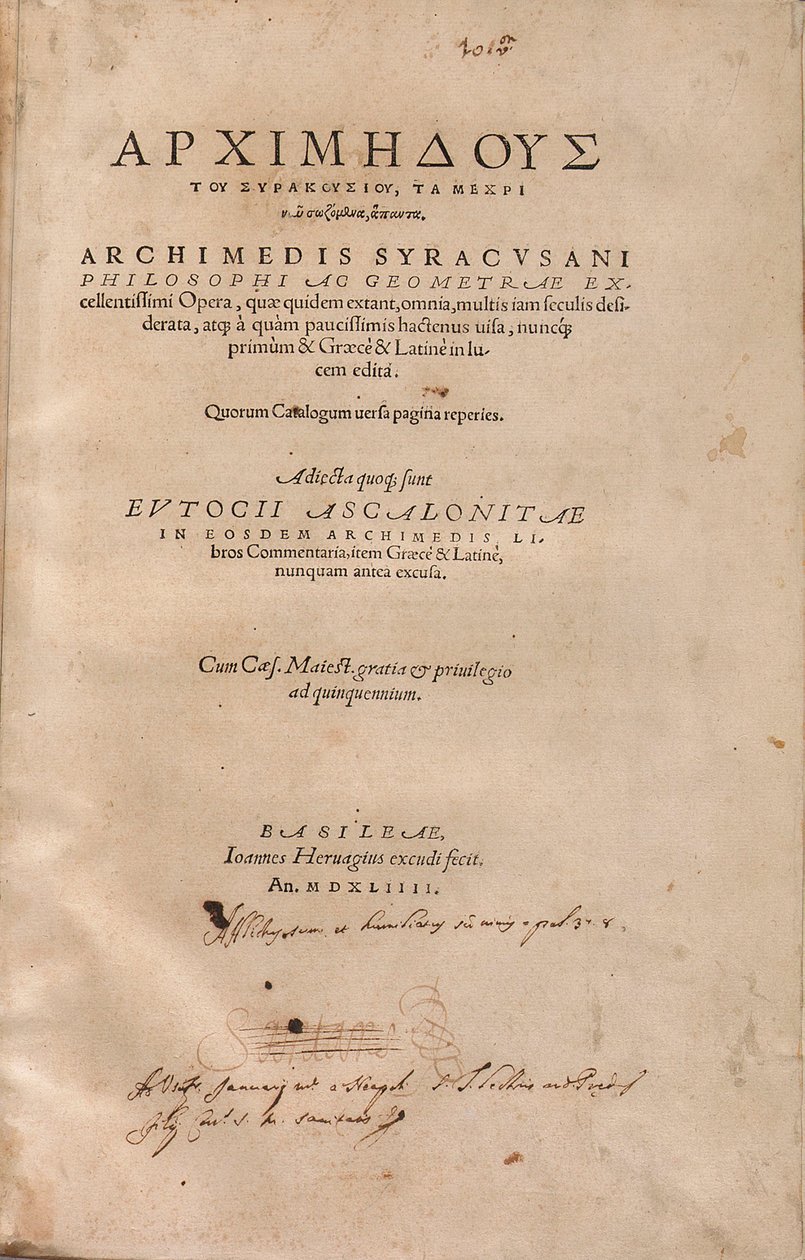 Palimpsest Archimedesa autorstwa Unbekannt