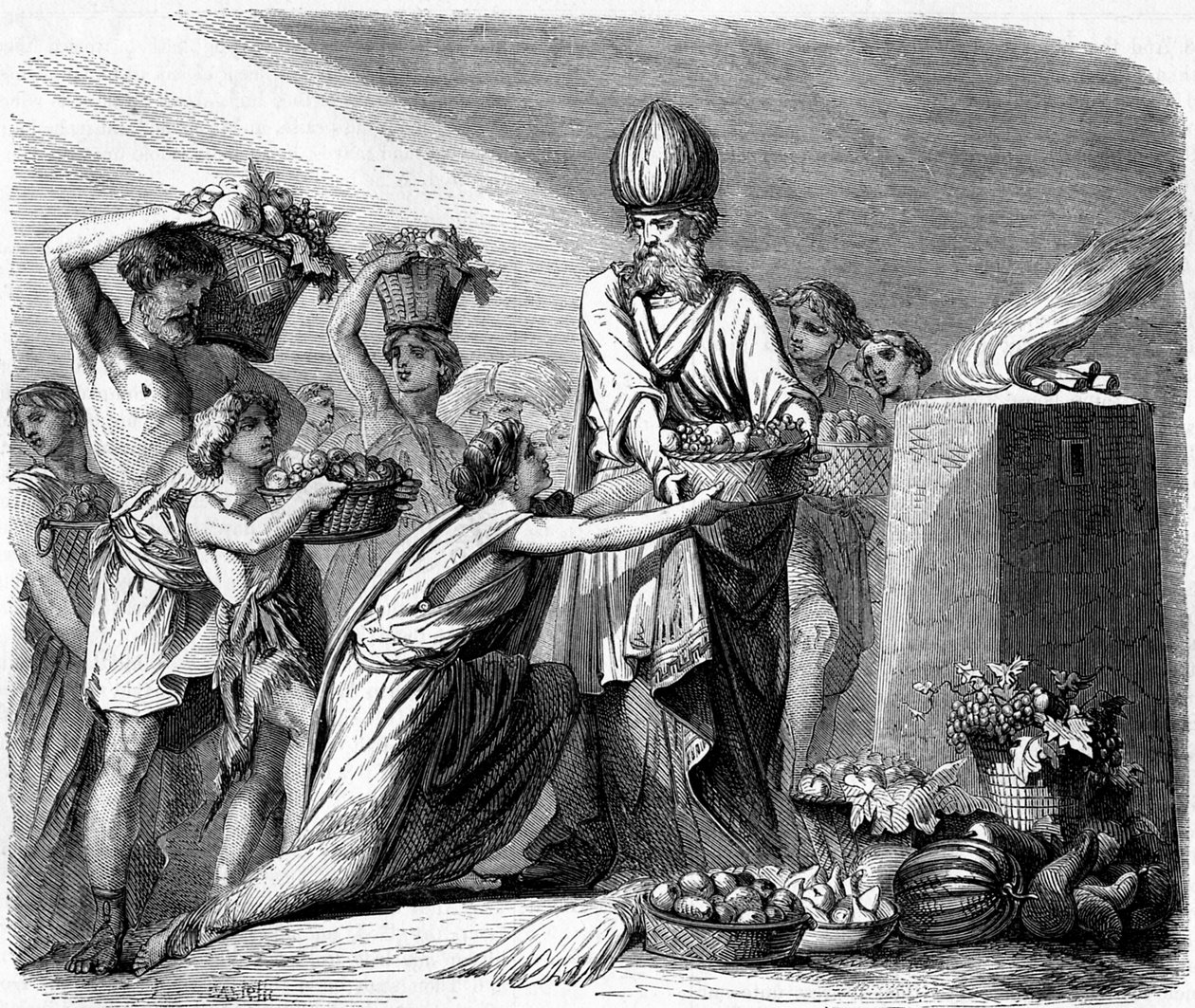 Kosz pierwocin - Biblia autorstwa Unbekannter Künstler