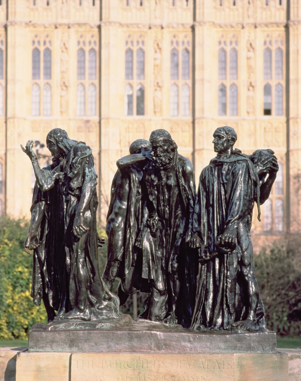 Mieszczanie z Calais, Auguste Rodin (1840-1917) ukończony do 1888 roku (zdjęcie) autorstwa Unbekannt