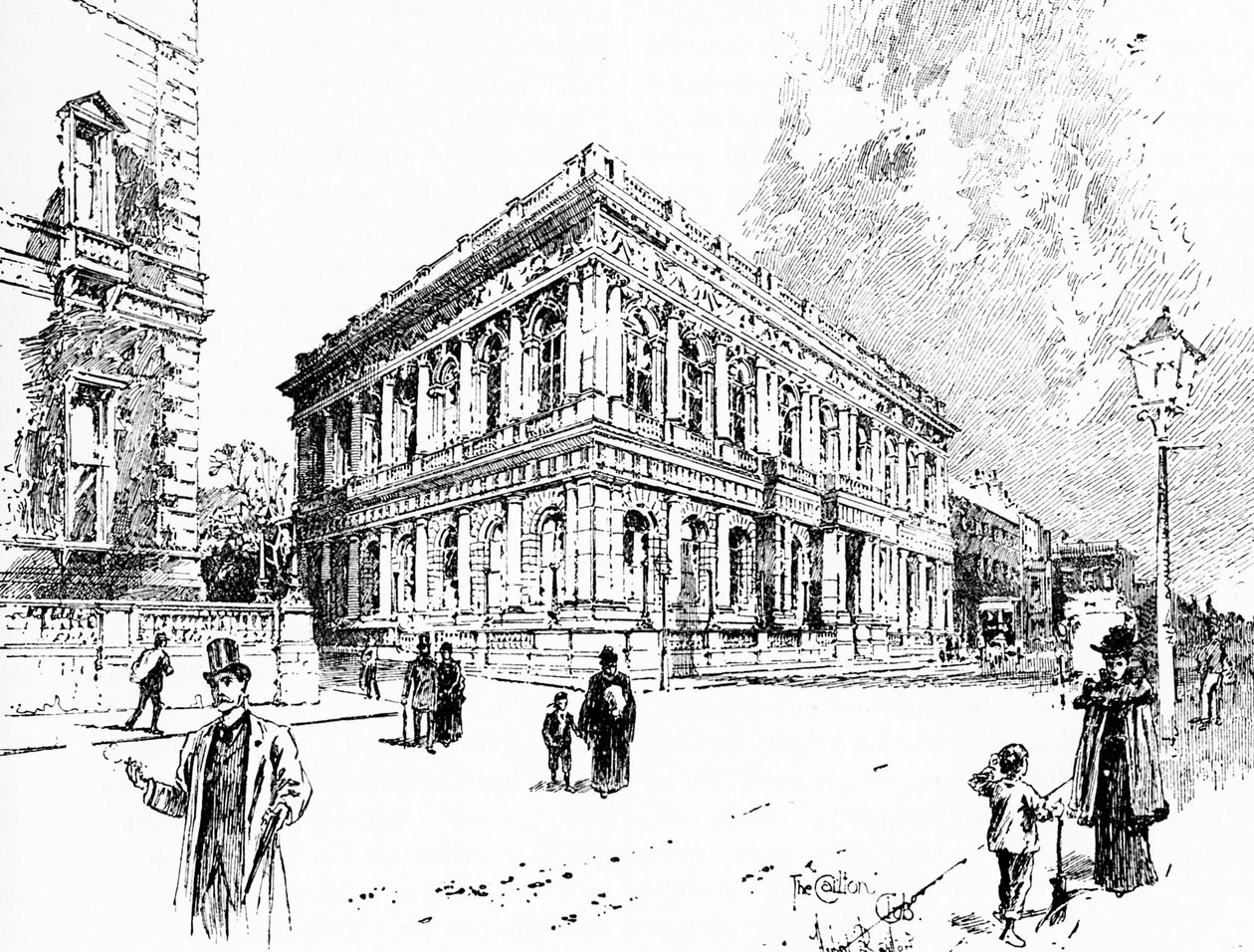 Carlton Club, Pall Mall, Londyn autorstwa Unbekannter Künstler