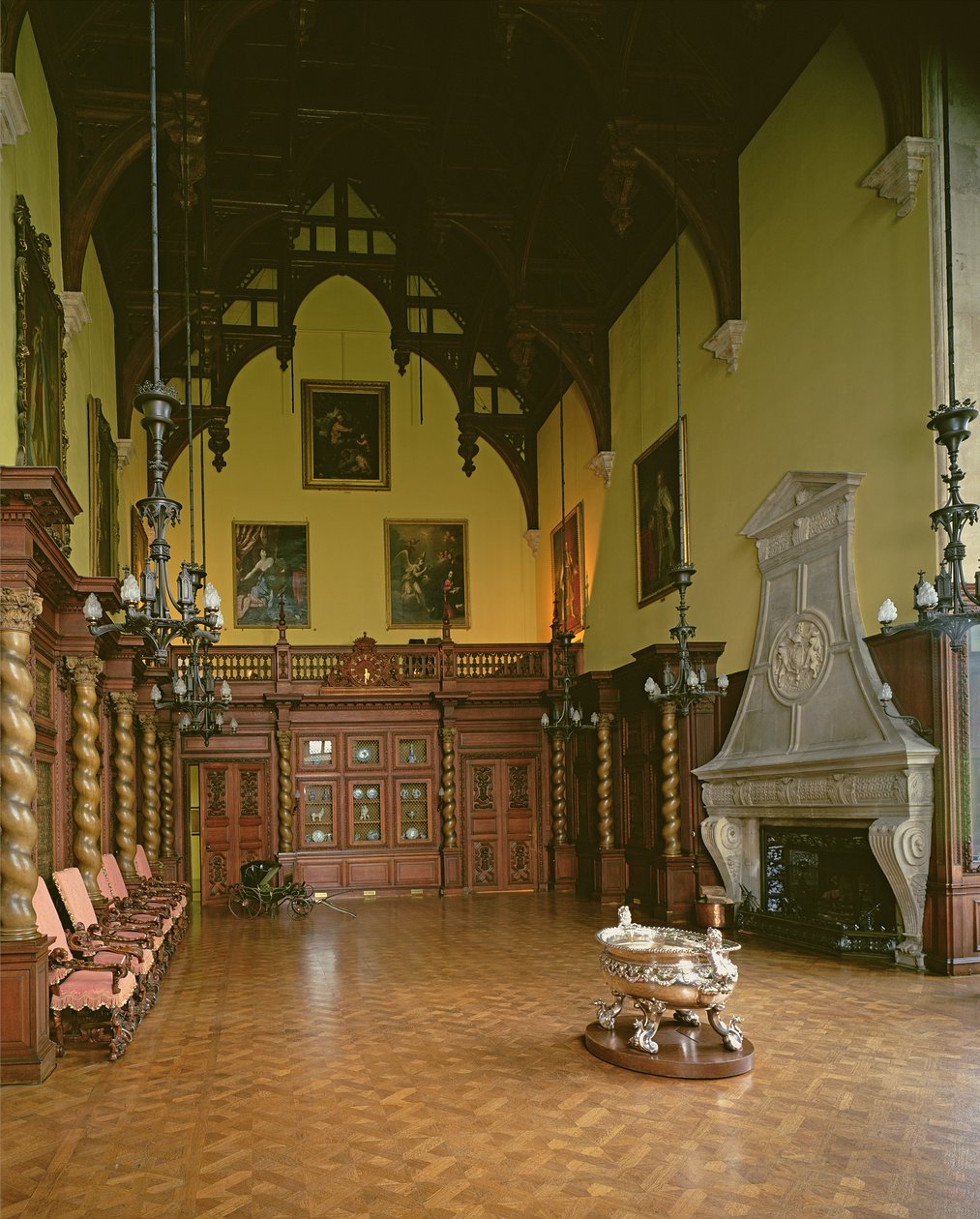 Wielka Sala, Burghley House, Stamford, Lincolnshire (zdjęcie) autorstwa Unbekannt