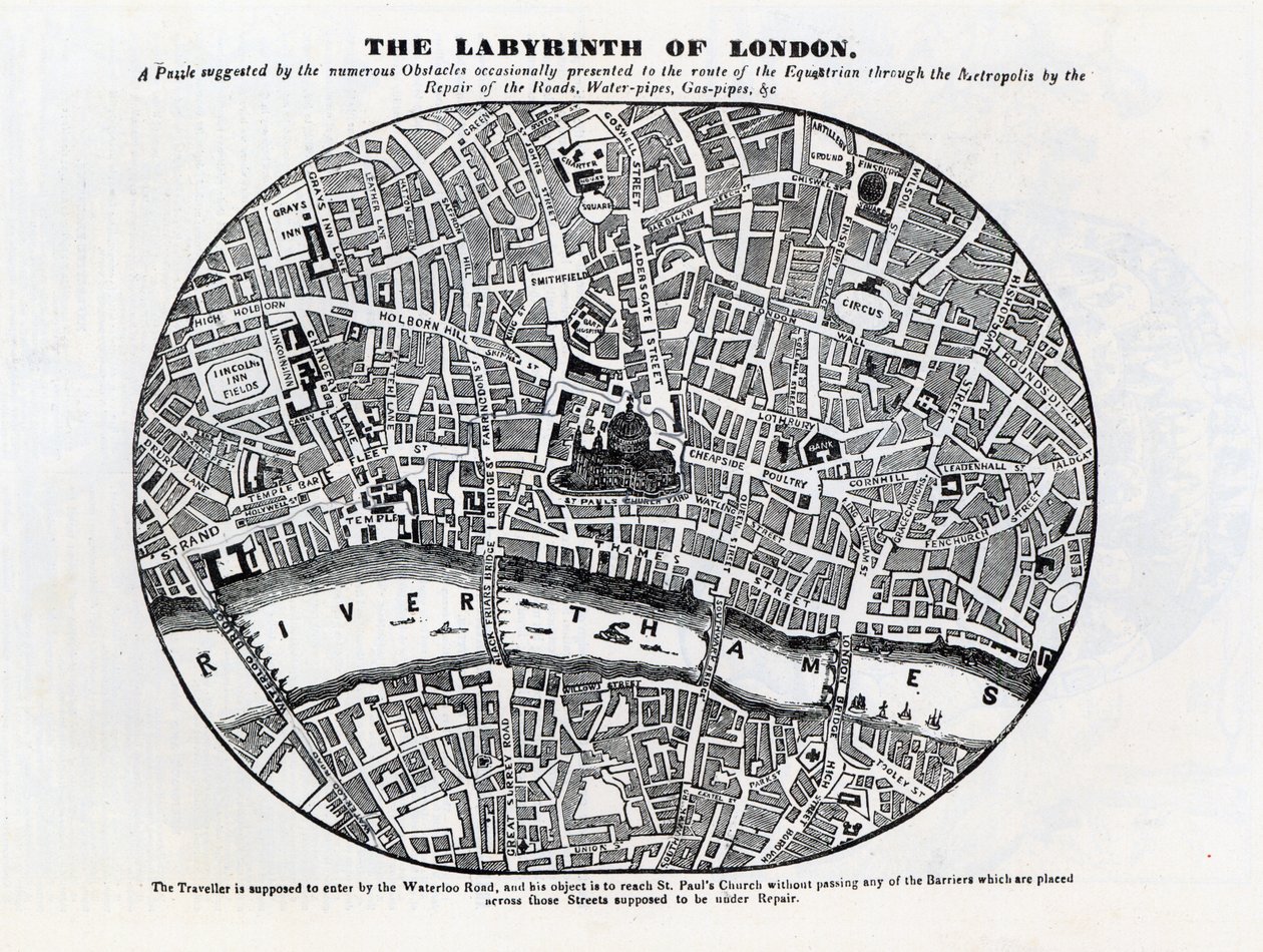 „Labirynt Londynu” autorstwa Unbekannt