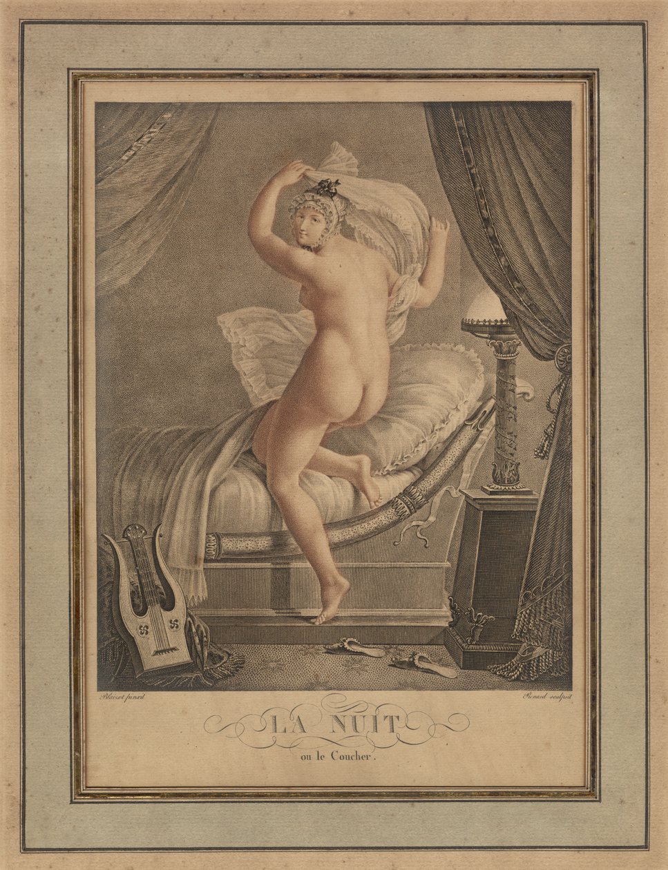 A Noite, Paris, c.1815 (gravura)polonês autorstwa Unbekannter Künstler