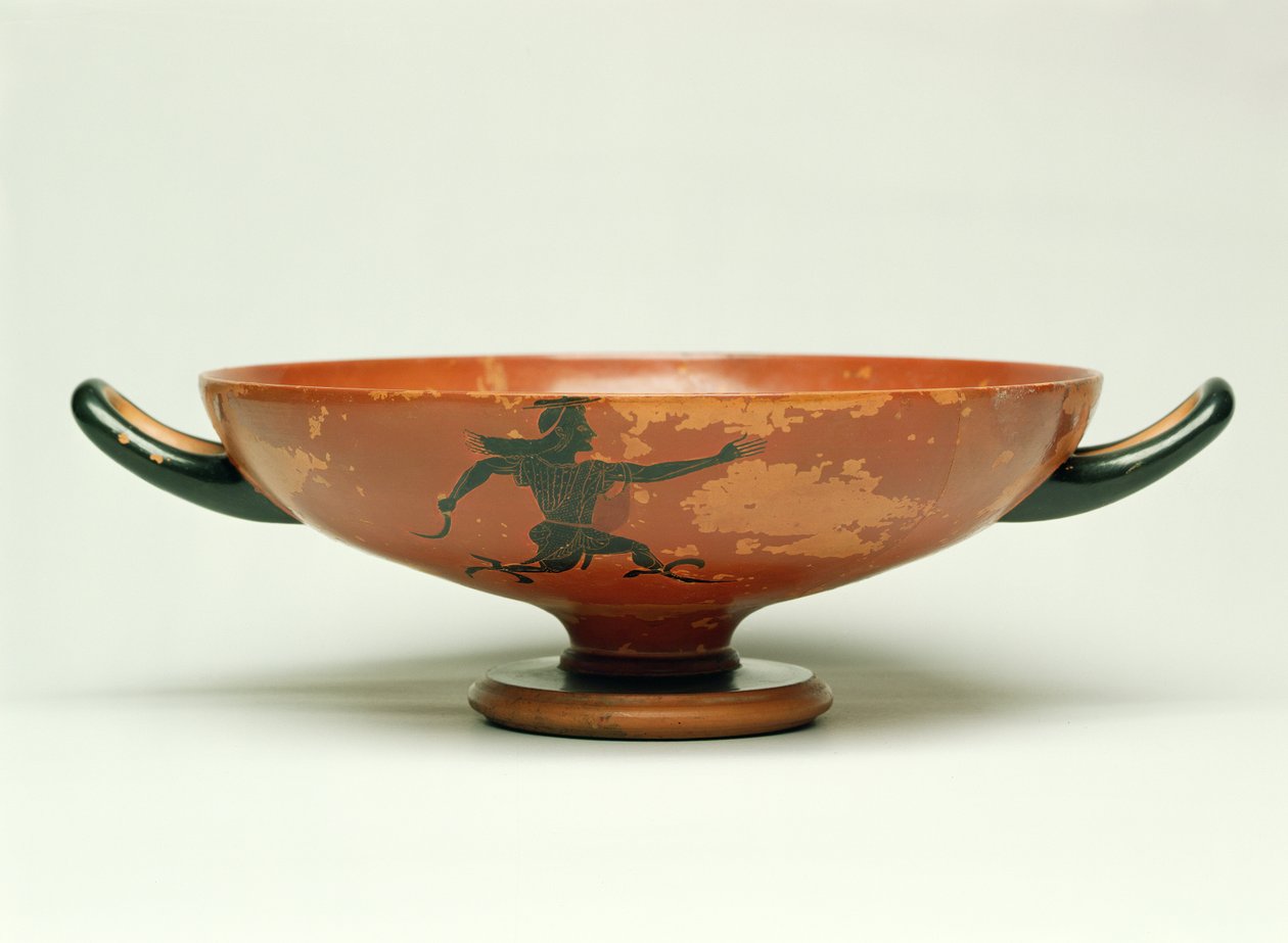 W pogoni za Perseuszem, czarny kylix ze strychu wykonany przez The Pepaks Master, 525-520 pne (ceramika) autorstwa Unbekannt