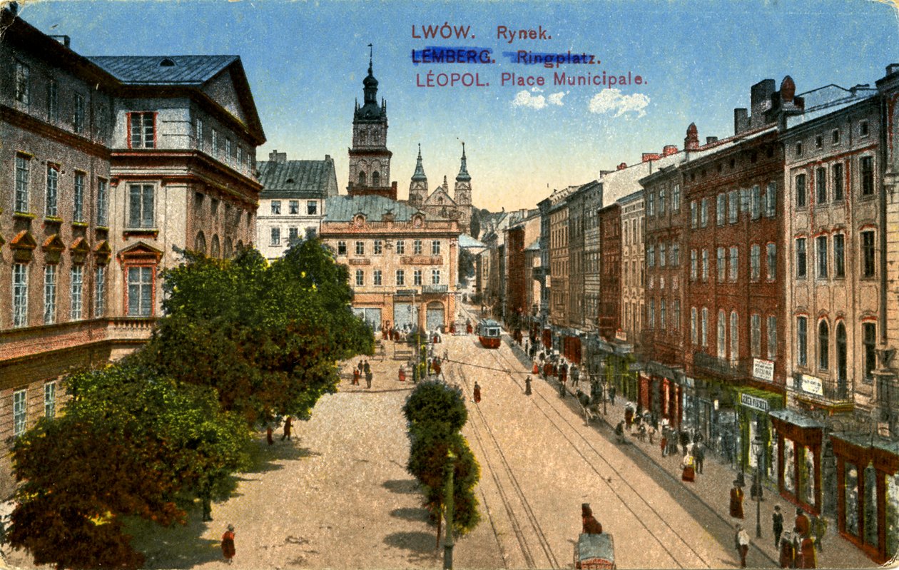 Rynek we Lwowie (Lwów), Ukraina autorstwa Unbekannter Künstler