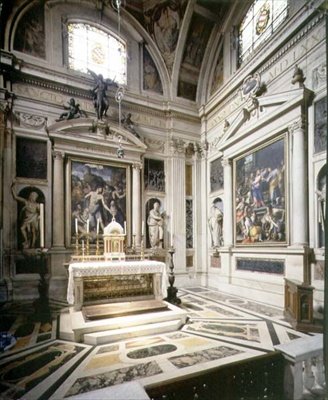 Kaplica Salviati (Capella Salviati) widok ołtarza (zdjęcie) autorstwa Benjamin Baud