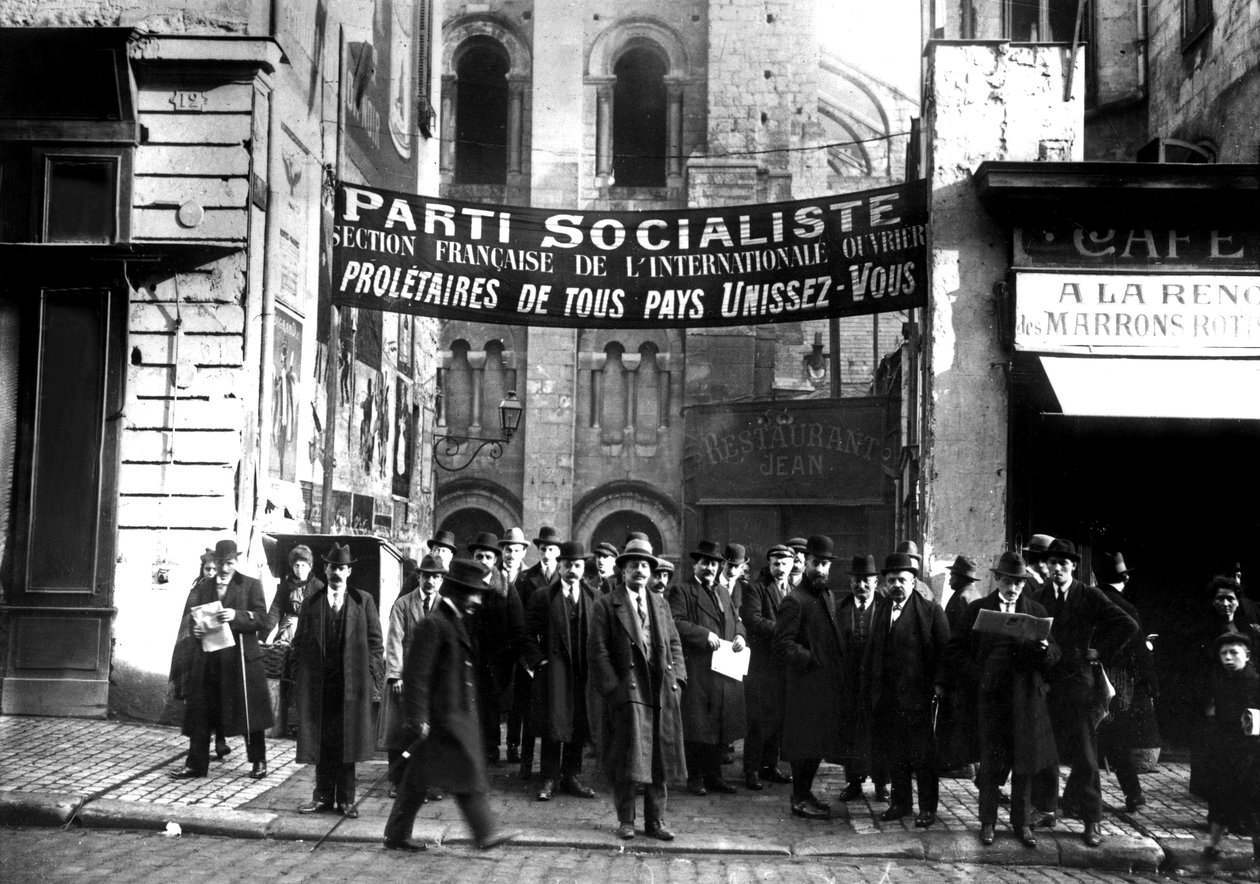 Kongres Socjalistyczny w Tours, Francja, 25-30 grudnia autorstwa Unbekannter Künstler