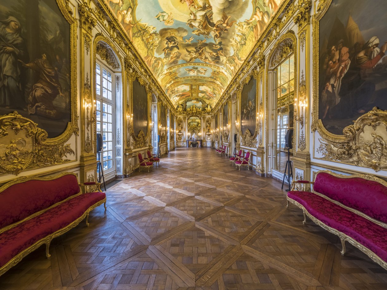 Galeria doree i sklepienie namalowane przez Francois Perrier (1594-1649) autorstwa Unbekannt