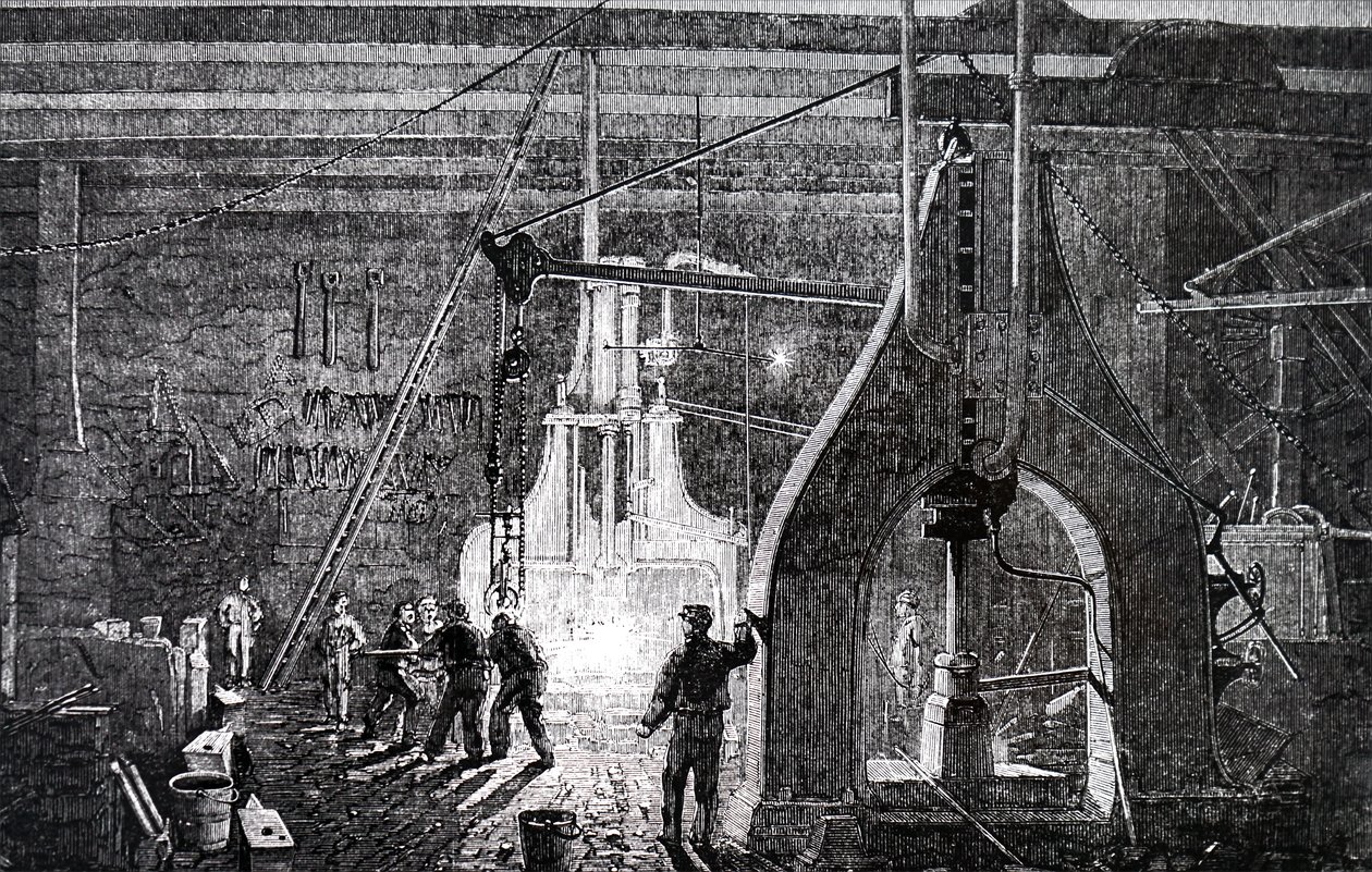 Hala produkcyjna firmy Robert Stephenson and Company. autorstwa Unbekannt