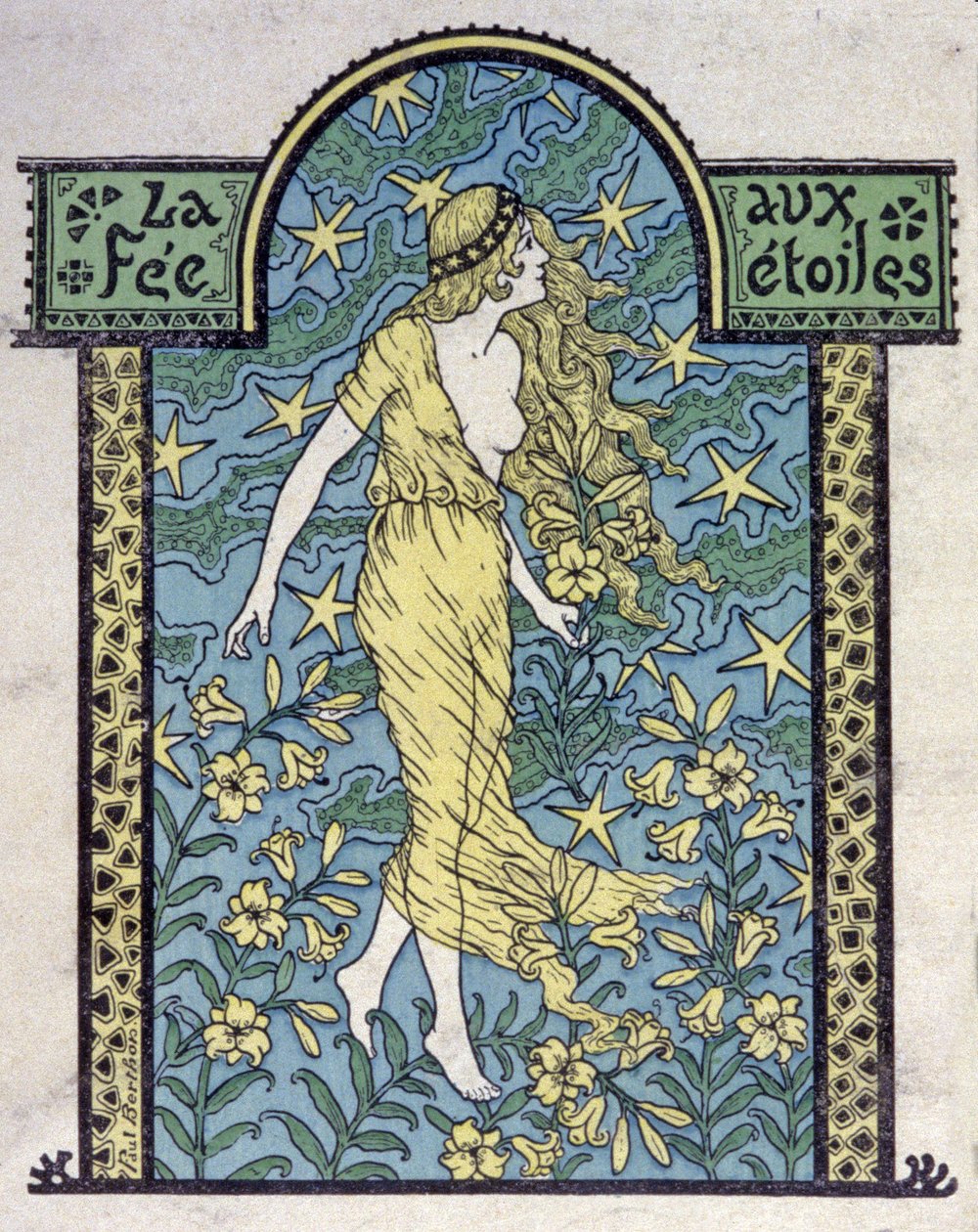 Gwiezdna wróżka, około 1900 r. (ilustracja) autorstwa Unbekannter Künstler