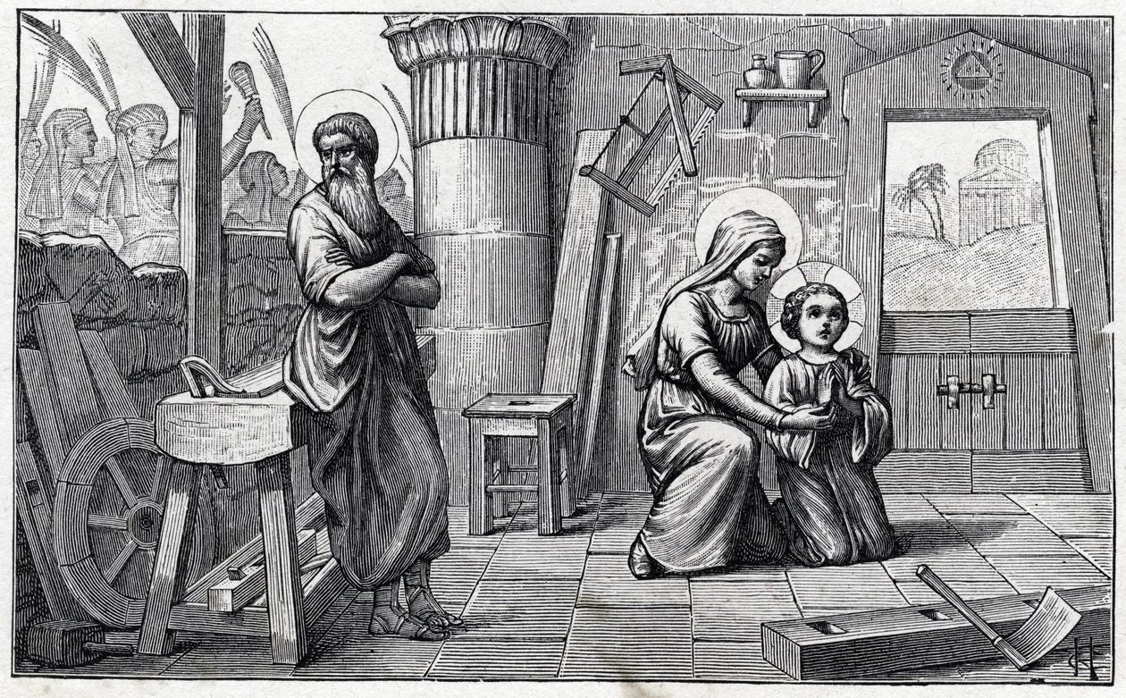 Pobyt w Egipcie. Alfabet Dzieciątka Jezus. Wydanie z 1932 r. Rzeźby sygnowane H G. Zbiory prywatne autorstwa Unbekannter Künstler