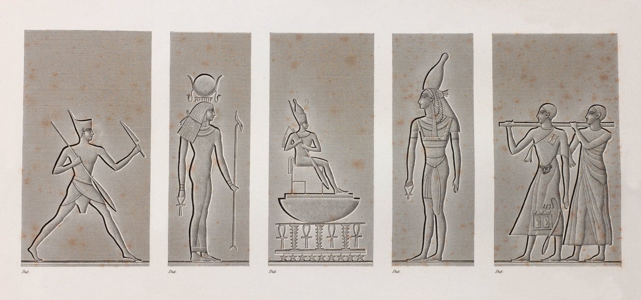 Teby, Karnak, z bliska autorstwa Unbekannt