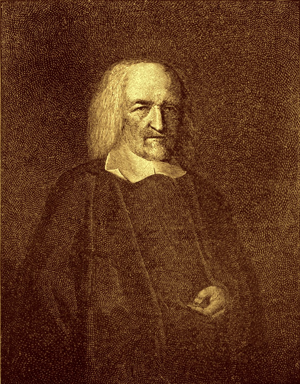 Thomas Hobbes (grawerowanie) autorstwa Unbekannter Künstler