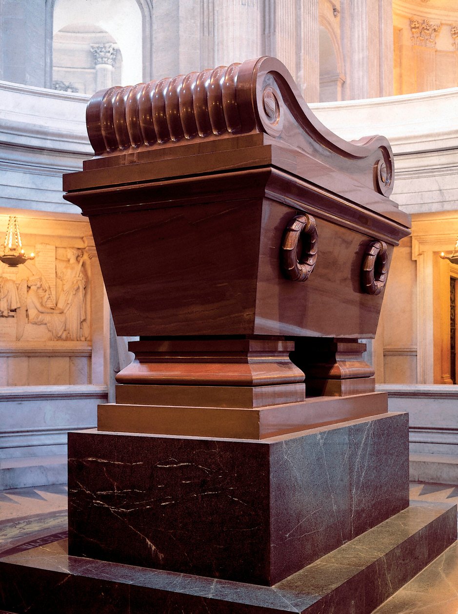 Grób wojskowego i cesarza Francji Napoleona I Bonaparte (1769-1821). Paryż. Inwalidzi. ©AISA/Leemage autorstwa Unbekannt