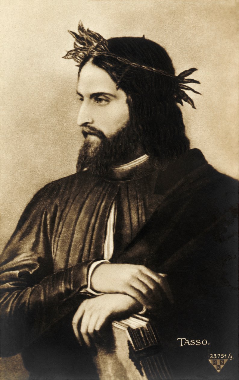 Torquato Tasso Portret włoski autorstwa Unbekannter Künstler